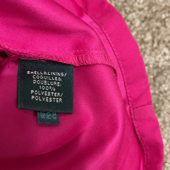 One shoulder Hot pink Dress - Picture 6 of 8